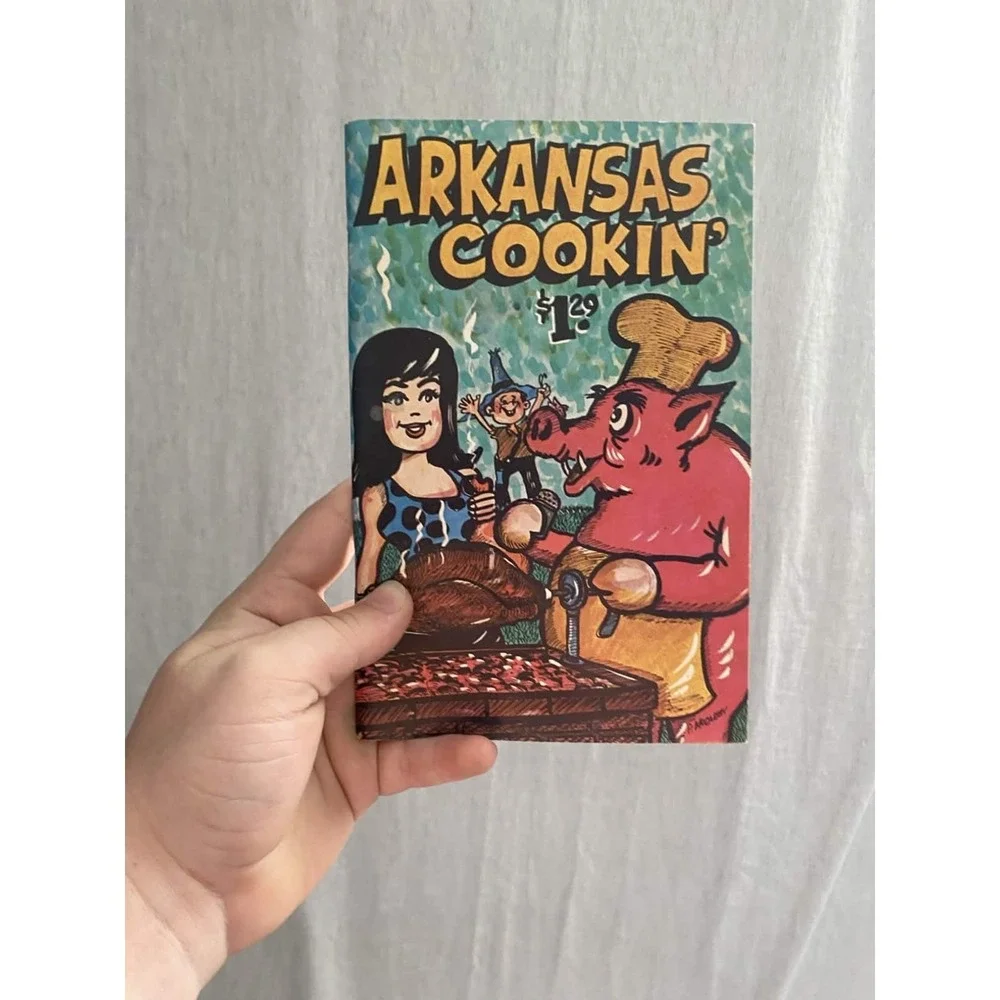 Arkansas Cookin Baxter Lane Co VTG Cookbook Mailer Booklet Southern Food 1975